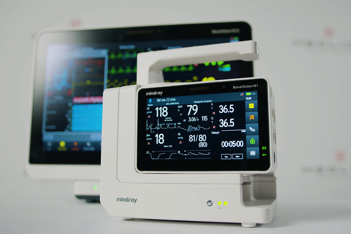 Видеообзор транспортного монитора Mindray Benevision N1