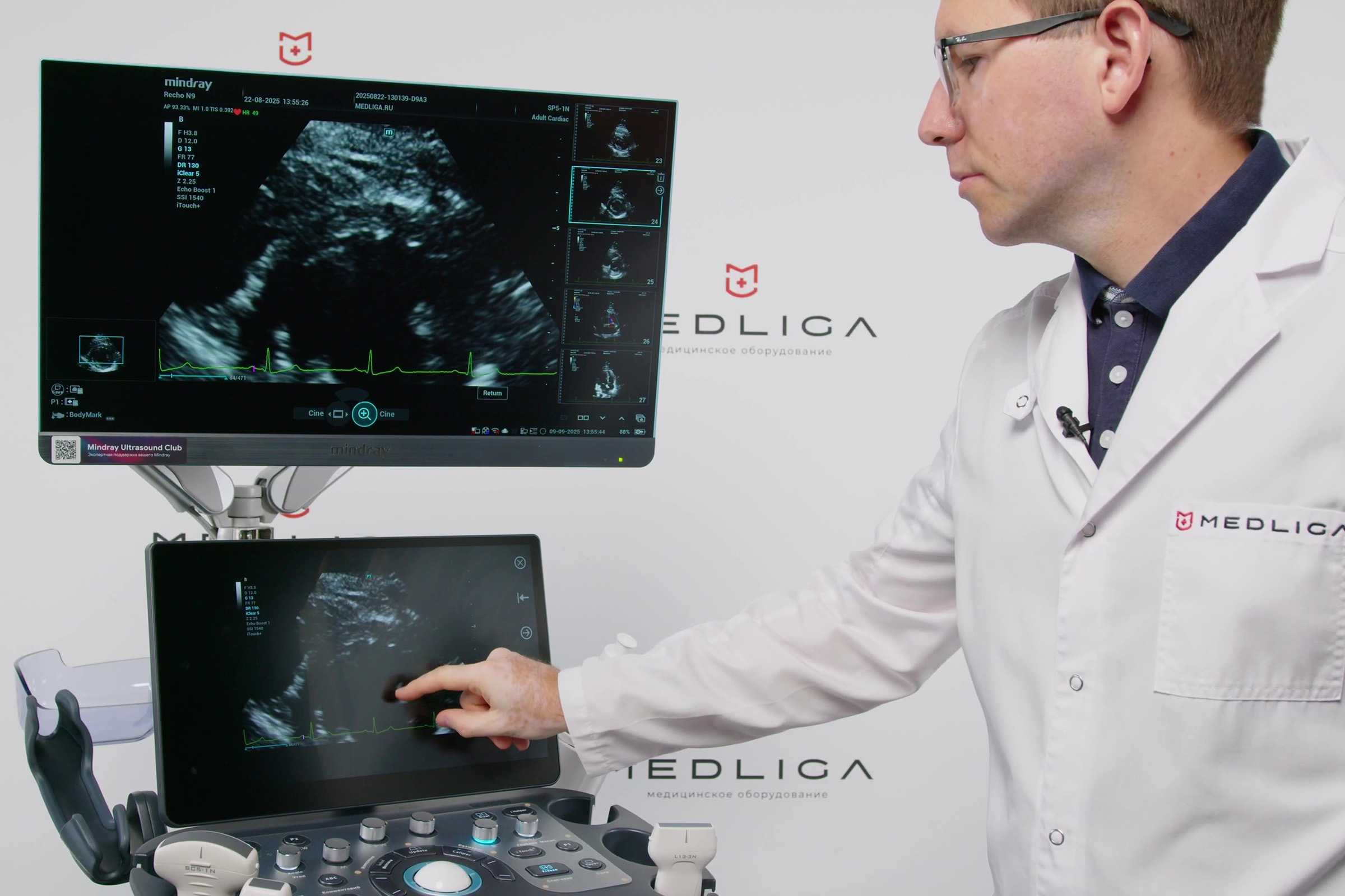 Видеообзор Mindray Recho N9: УЗИ аппарат для кардиоисследований