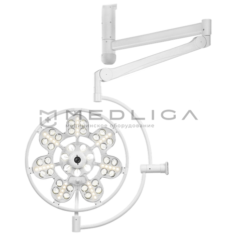 ЭМАЛЕД 500, Конструкция светильника: Потолочный однокупольный