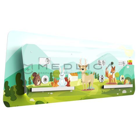 Детская двухрядная медицинская консоль CADUCEUS